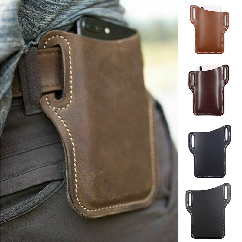 Running Gear Holder - 男性用携帯電話ケースホルスター、携帯電話ループホルスターベルトウエストバッグ、小道具、革製財布、電話財布、ランニングポーチ、旅行キャンプバッグ