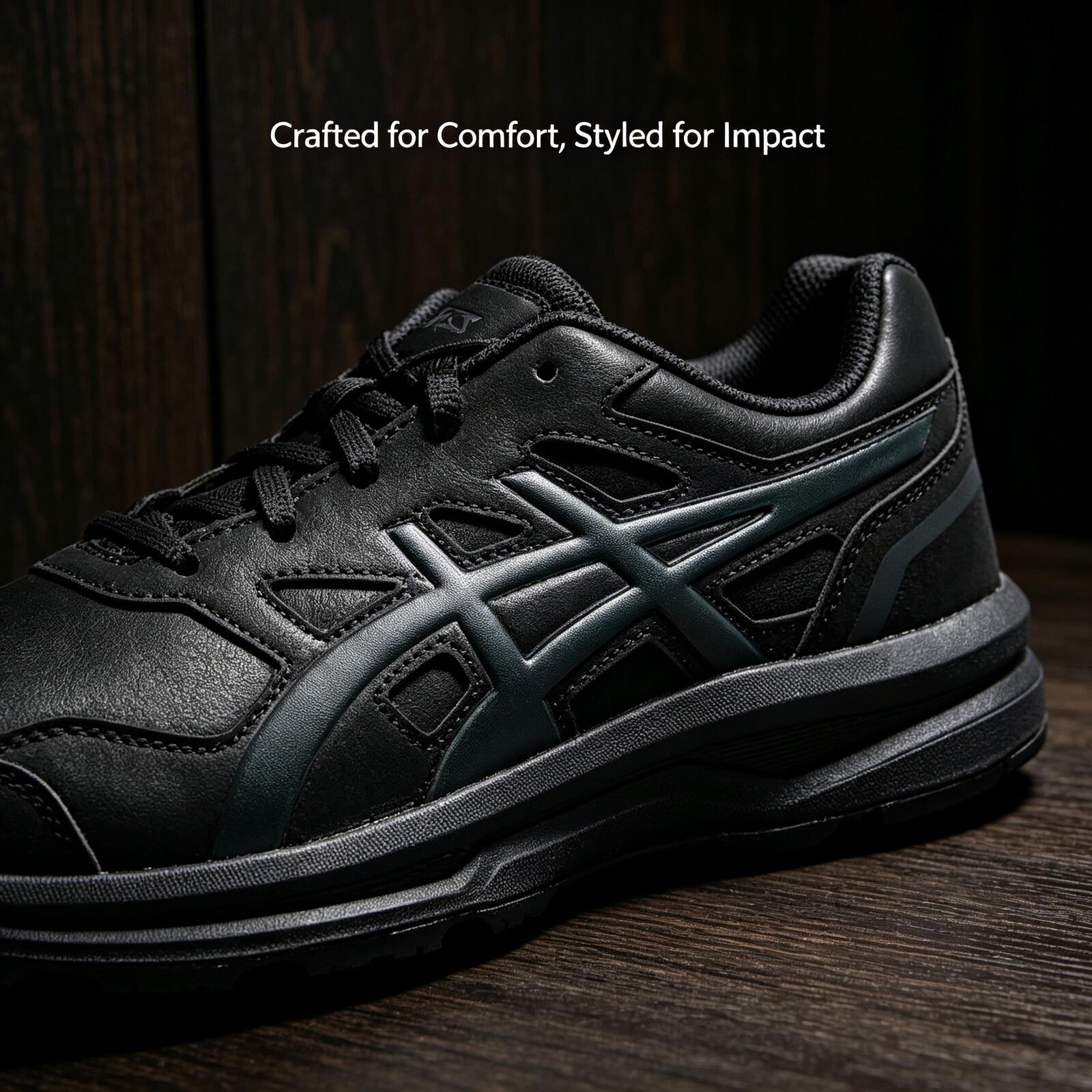アシックス メンズ ランニング シューズ レザー アッパー  - Running Gear Asics のレビューと価格