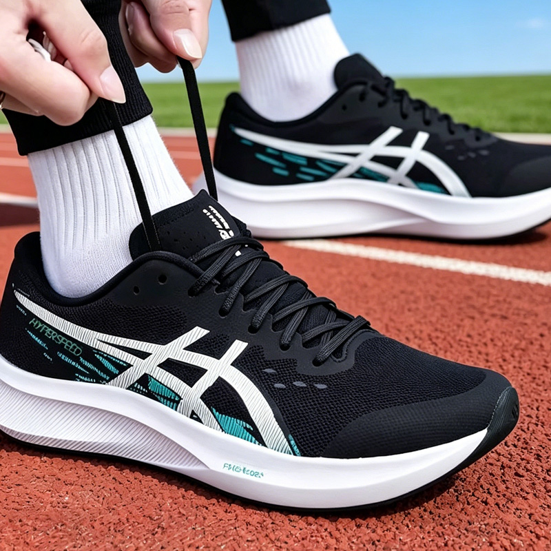 アシックス メンズ ミッドトップ ランニング シューズ、軽量 - Running Gear Asics のレビューと価格