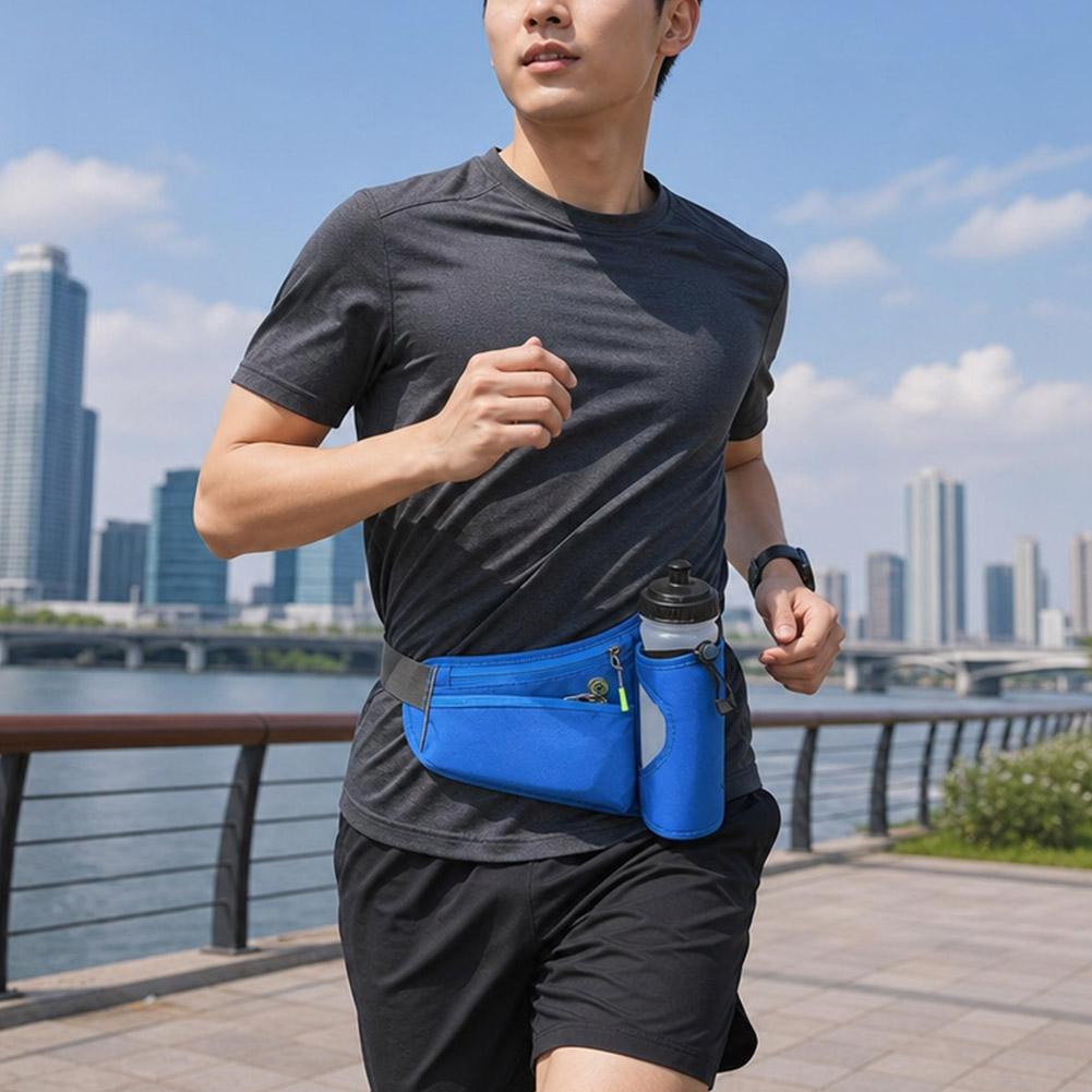 ウォーターボトルホルダー付きファニーパック、延長ストラップ付 - Running Gear Holder のレビューと価格