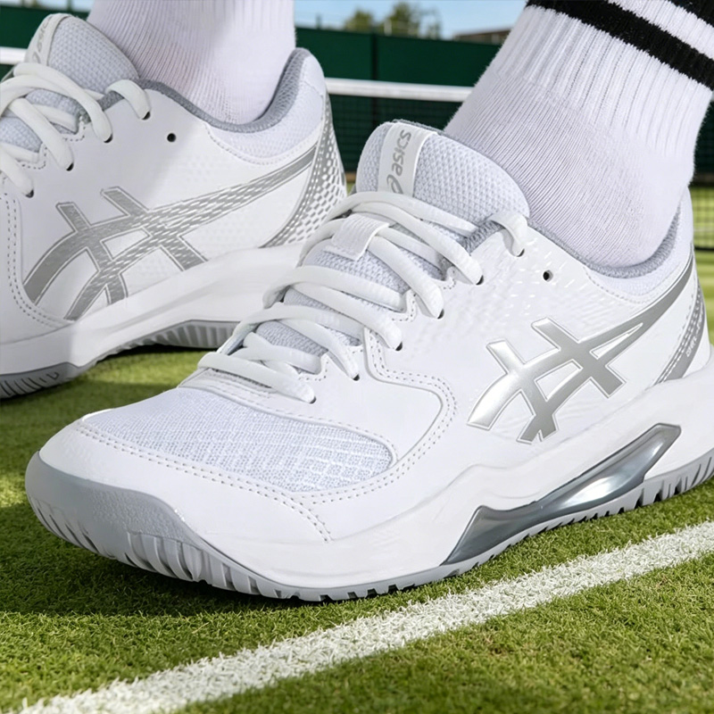 アシックス レディース テニスシューズ、通気性、滑り止め、耐 - Running Gear Asics のレビューと価格