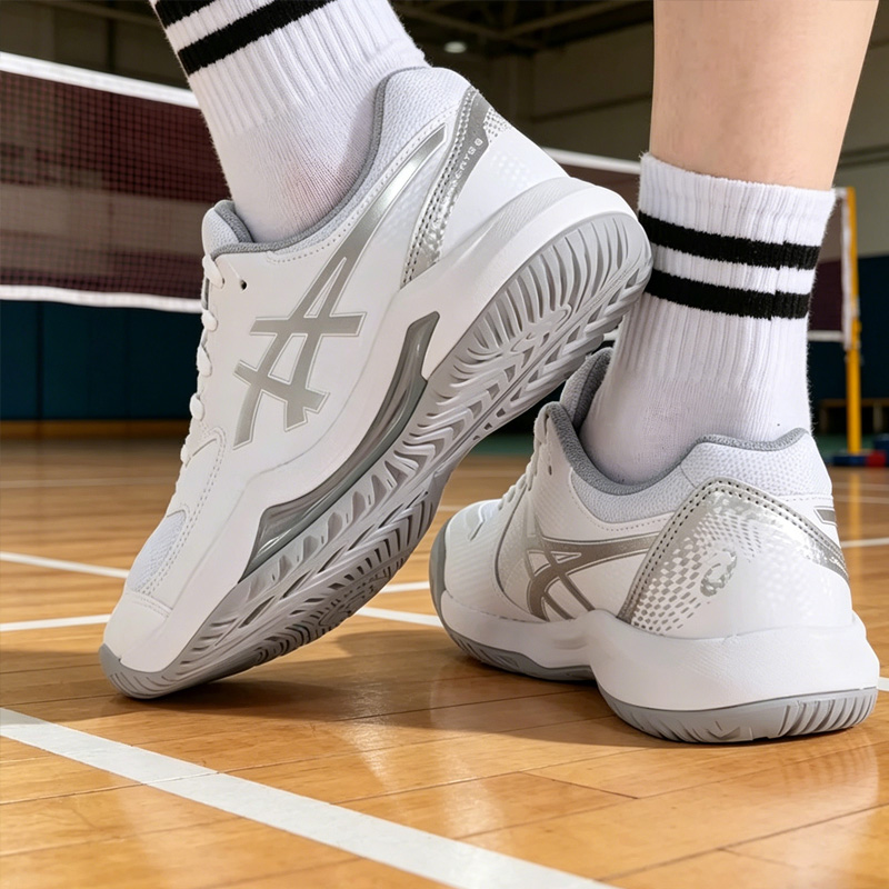 アシックス レディース テニスシューズ、通気性、滑り止め、耐 - Running Gear Asics のレビューと価格